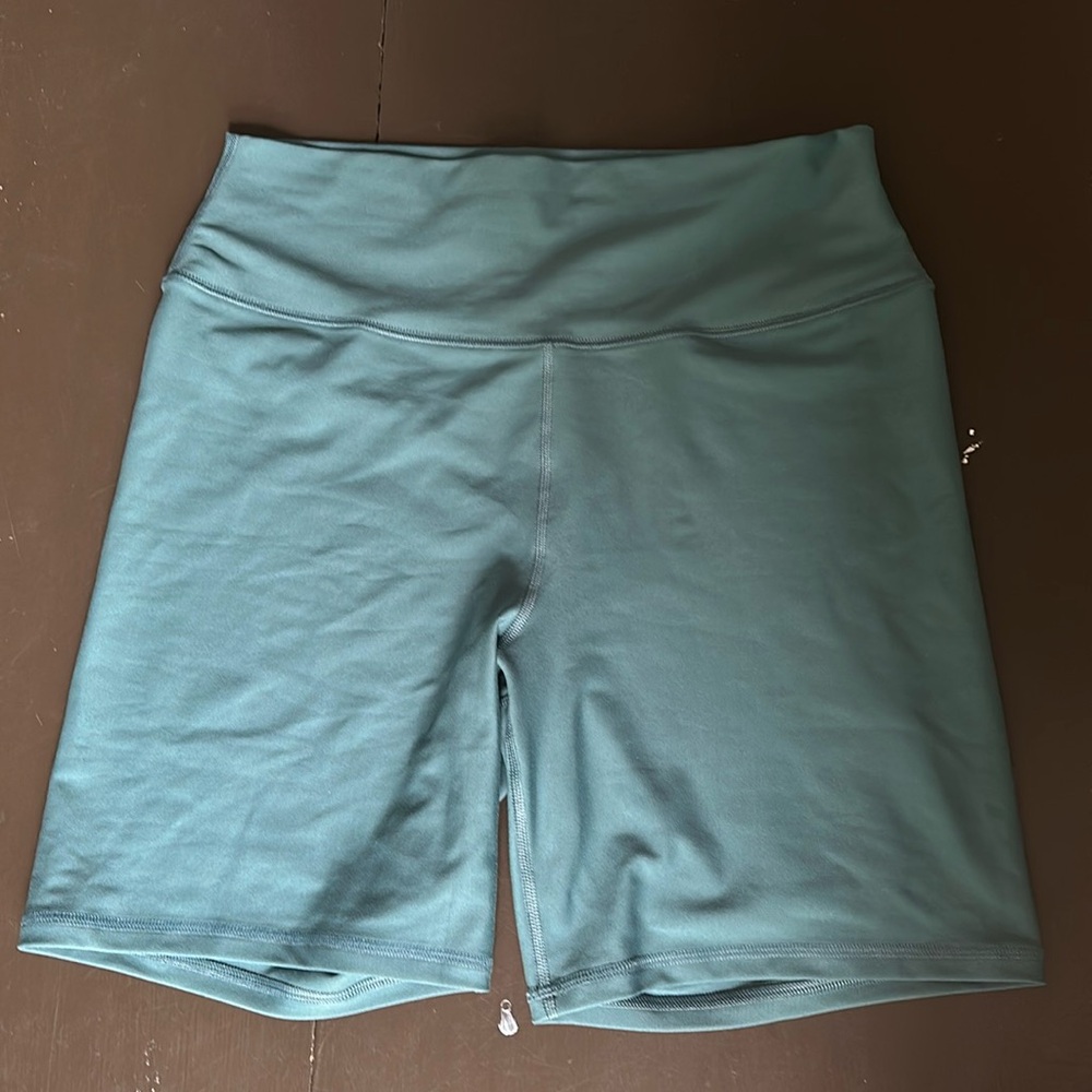 Abercrombie YPB Teal Biker Shorts Size XL
